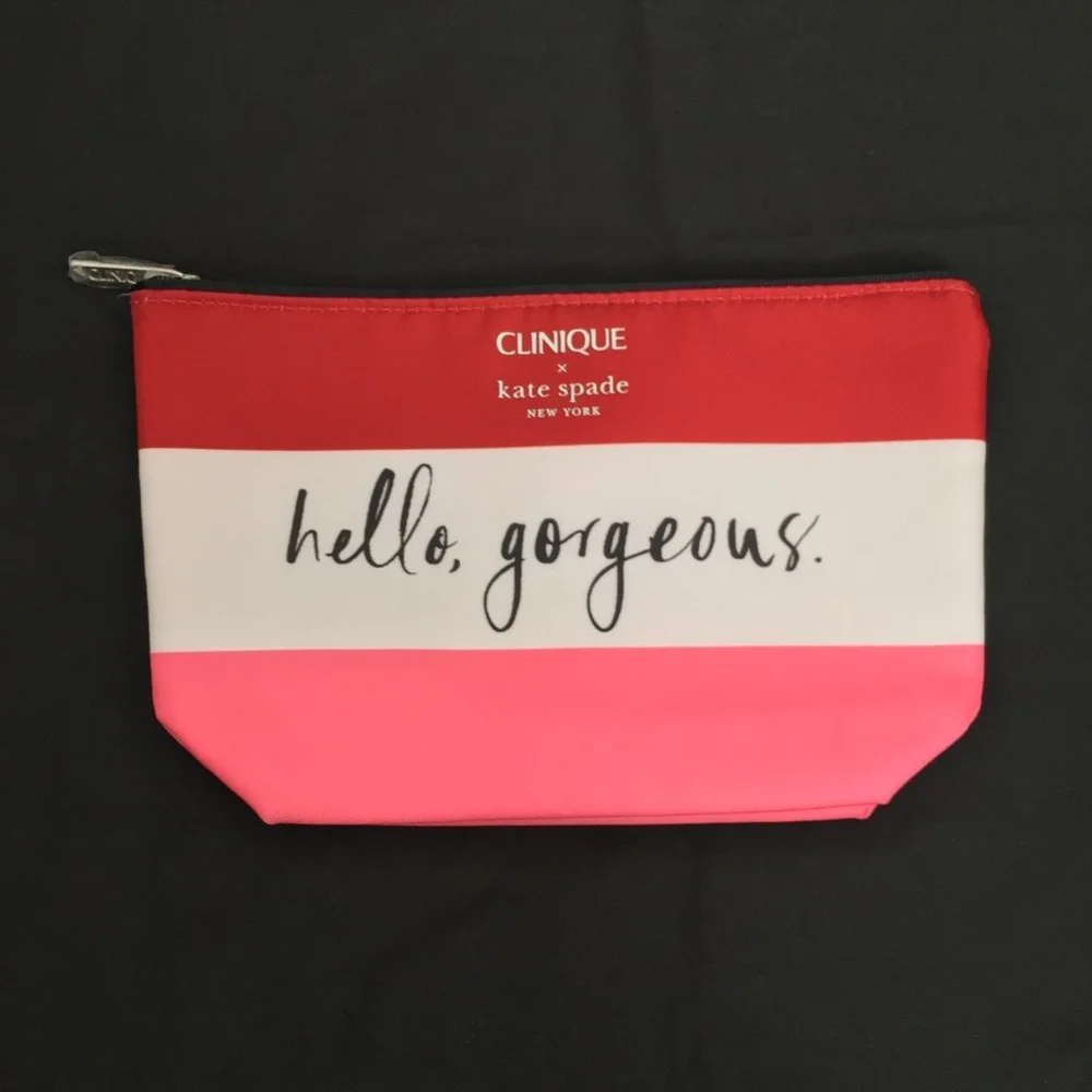 Kate Spade X Clinique Carry All Tote and Cosmetic Bag
